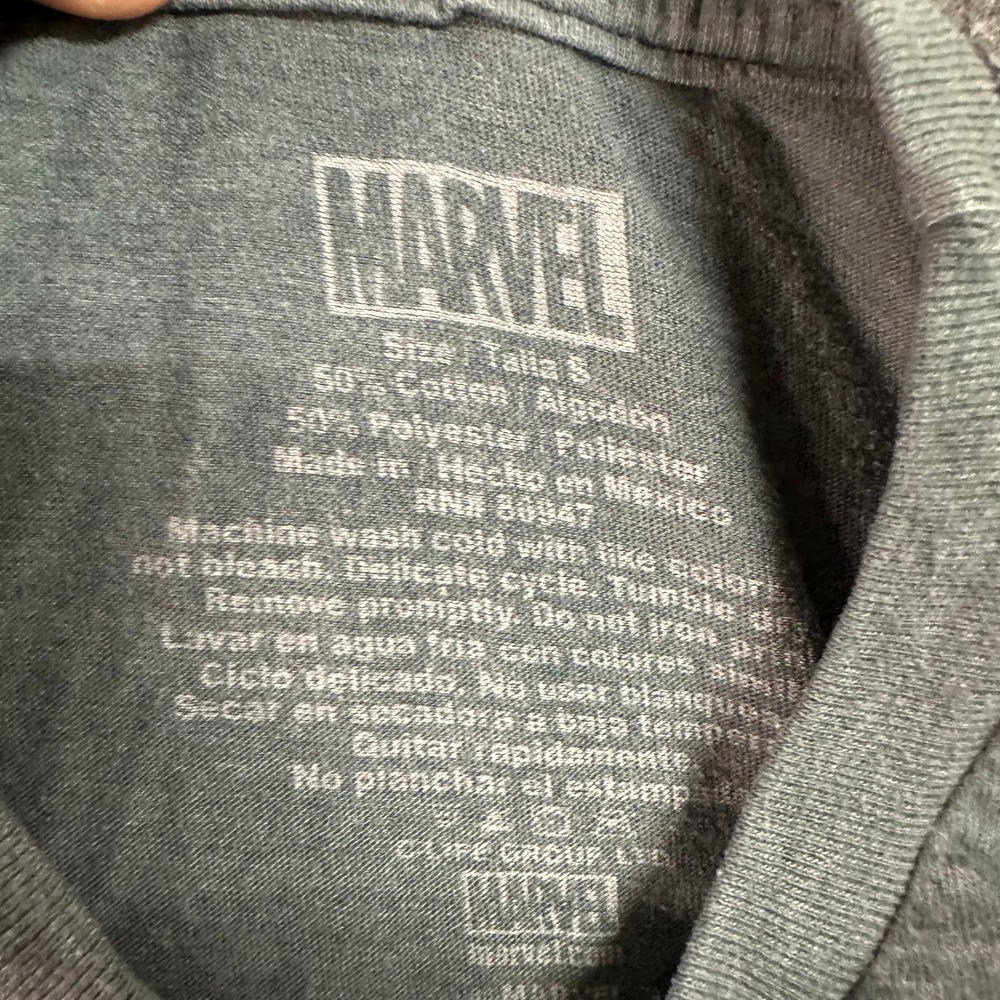 Marvel T-Shirt Mens Size S Gray Spider-Man Comic Book Graphic Short Sleeve Tee - Picture 3 of 7